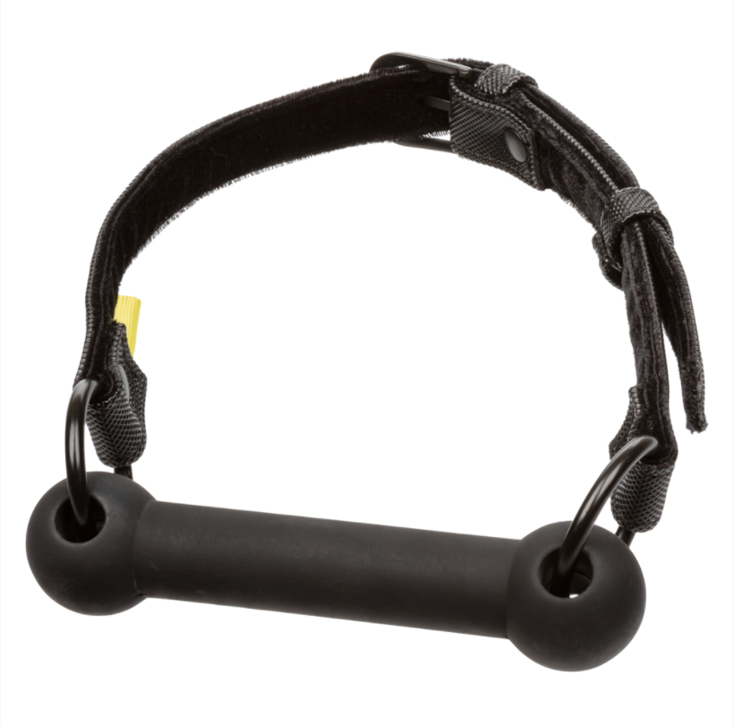 Boundless Bar Gag with vegan leather strap and silicone bar