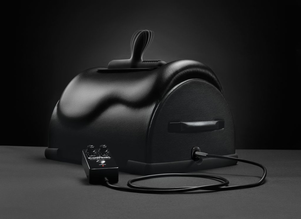 The Cowgirl Premium Sex Machine (Black)-Furniture - Sex Machines-The Cowgirl-Danish Blue Adult Centres