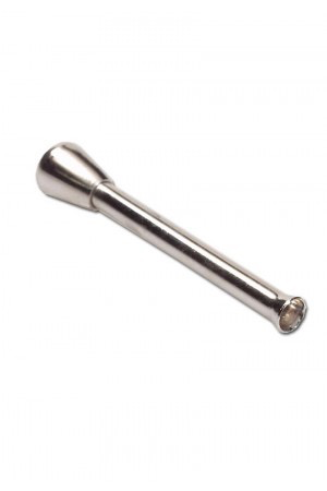 Snorter/Tooter Narrow with Bulb End - 7cm (Silver)-Lifestyle - Snorters & Tooters-Agung-Danish Blue Adult Centres