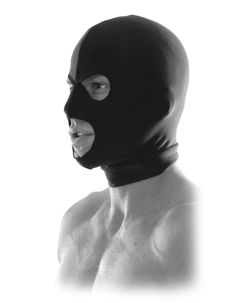 Pipedream Fetish Fantasy Limited Edition Spandex Hood (Black)-Bondage & Fetish - Mask, Hood, Blindfolds-Pipedream-Danish Blue Adult Centres