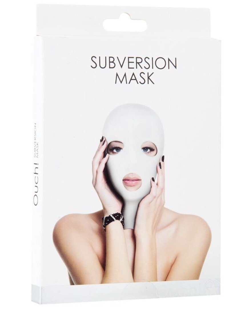 Ouch! Subversion Mask-Bondage & Fetish - Mask, Hood, Blindfolds-Ouch-Danish Blue Adult Centres