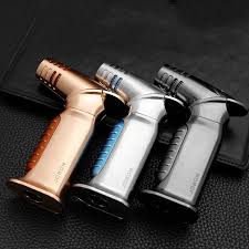 Jobon 4 Burner Jet Lighter MT08-Unclassified-Jobon-Danish Blue Adult Centres