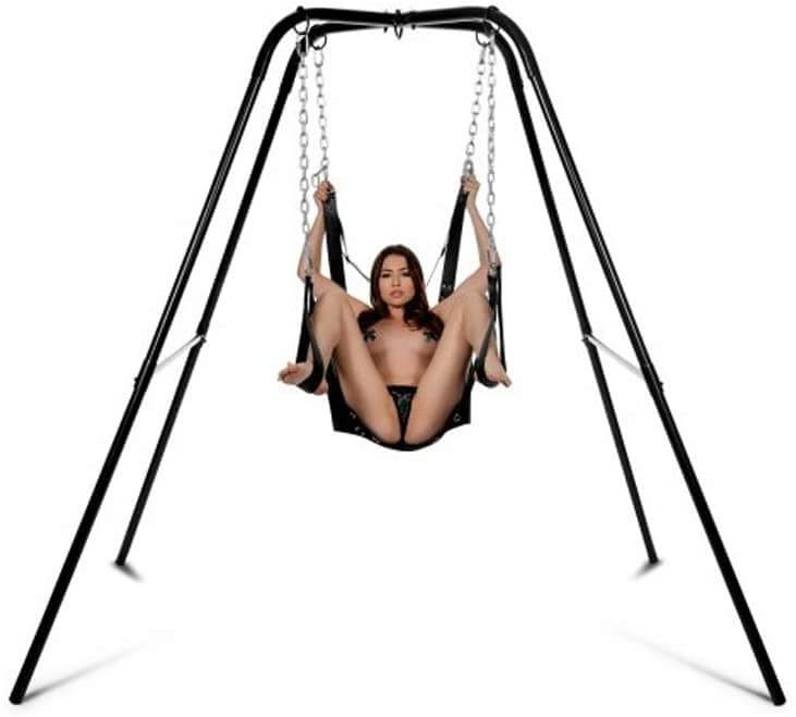 Extreme Sling and Swing Stand-Furniture - Swings-Strict-Danish Blue Adult Centres