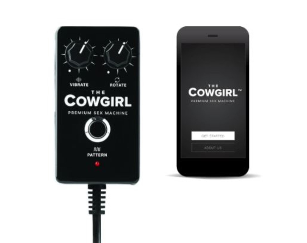 The Cowgirl Premium Sex Machine (Black)-Furniture - Sex Machines-The Cowgirl-Danish Blue Adult Centres