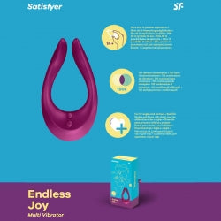 Satisfyer Endless Joy - Couples Stimulator-Adult Toys - Vibrators - CouplesKits-Satisfyer-Danish Blue Adult Centres