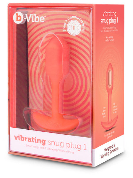 B-Vibe Vibrating Snug Plug-Unclassified-B-Vibe-Danish Blue Adult Centres