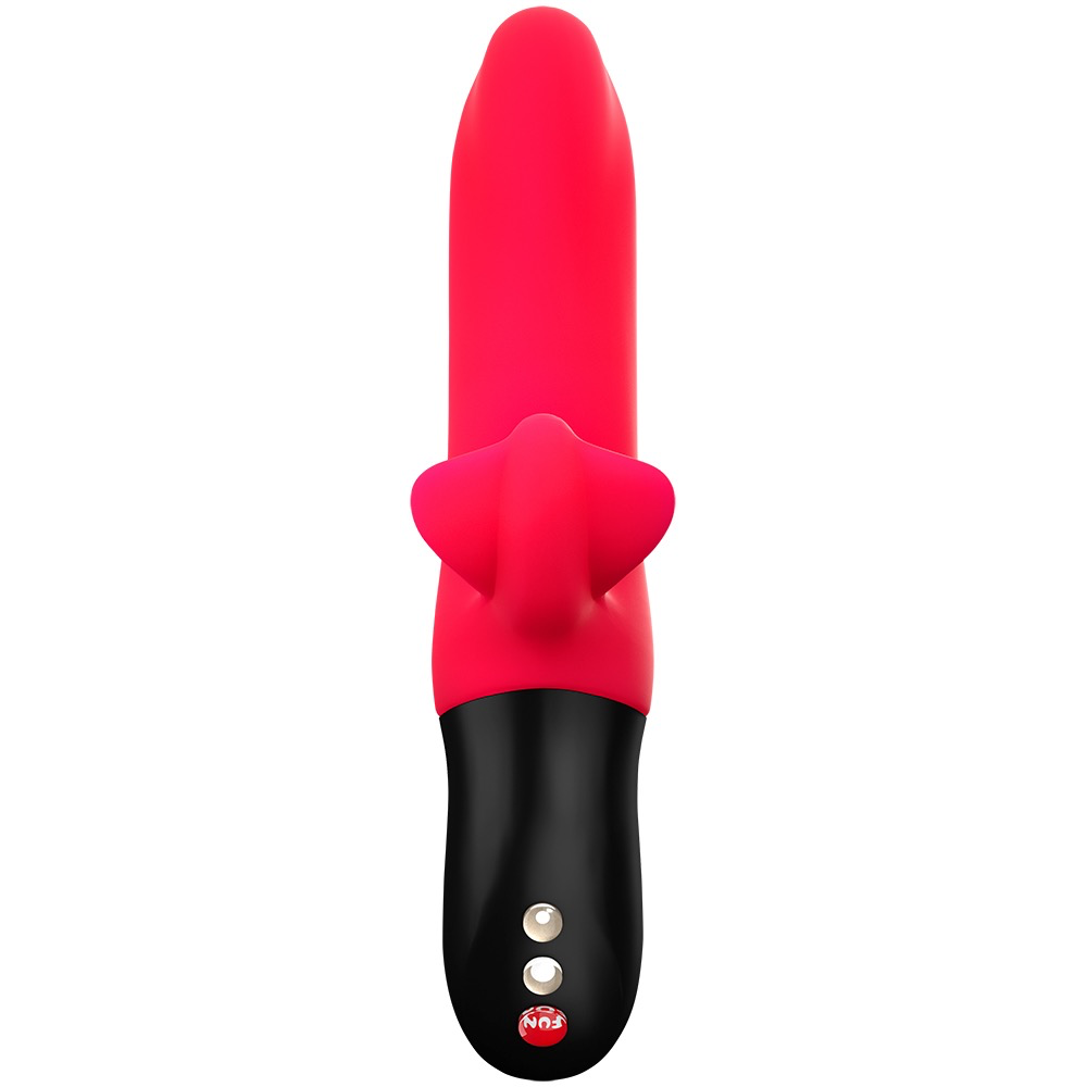 Fun Factory Bi Stronic Fusion Vibrator (India Red)-Adult Toys - Vibrators - Rabbits-Fun Factory-Danish Blue Adult Centres