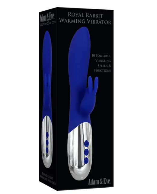 Adam & Eve Royal Rabbit Warming Vibrator-Adult Toys - Vibrators - Rabbits-Adam & Eve-Danish Blue Adult Centres