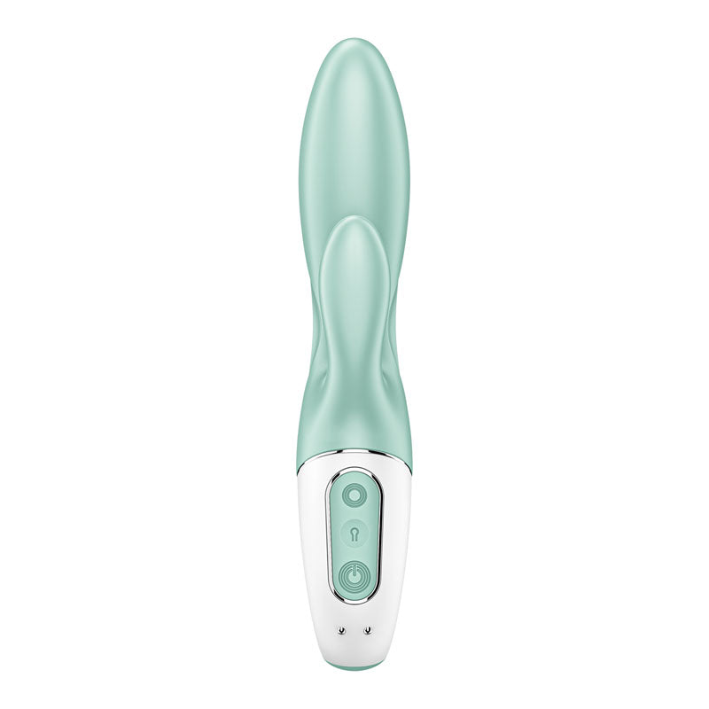 Satisfyer Air Pump Bunny 5 - Inflatable Rabbit Vibrator with App Control Mint-Adult Toys - Vibrators - Rabbits-Satisfyer-Danish Blue Adult Centres
