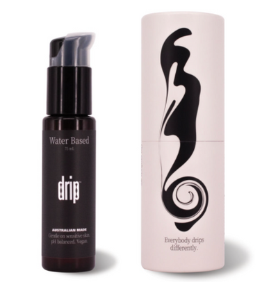 Drip Water Based Lube - 75ml-Lubricants & Essentials - Lube - Water Based-Drip-Danish Blue Adult Centres