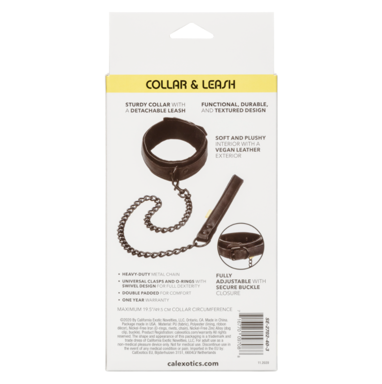 Boundless Collar and Leash-Bondage & Fetish - Cuffs & Restraints-CalExotics-Danish Blue Adult Centres