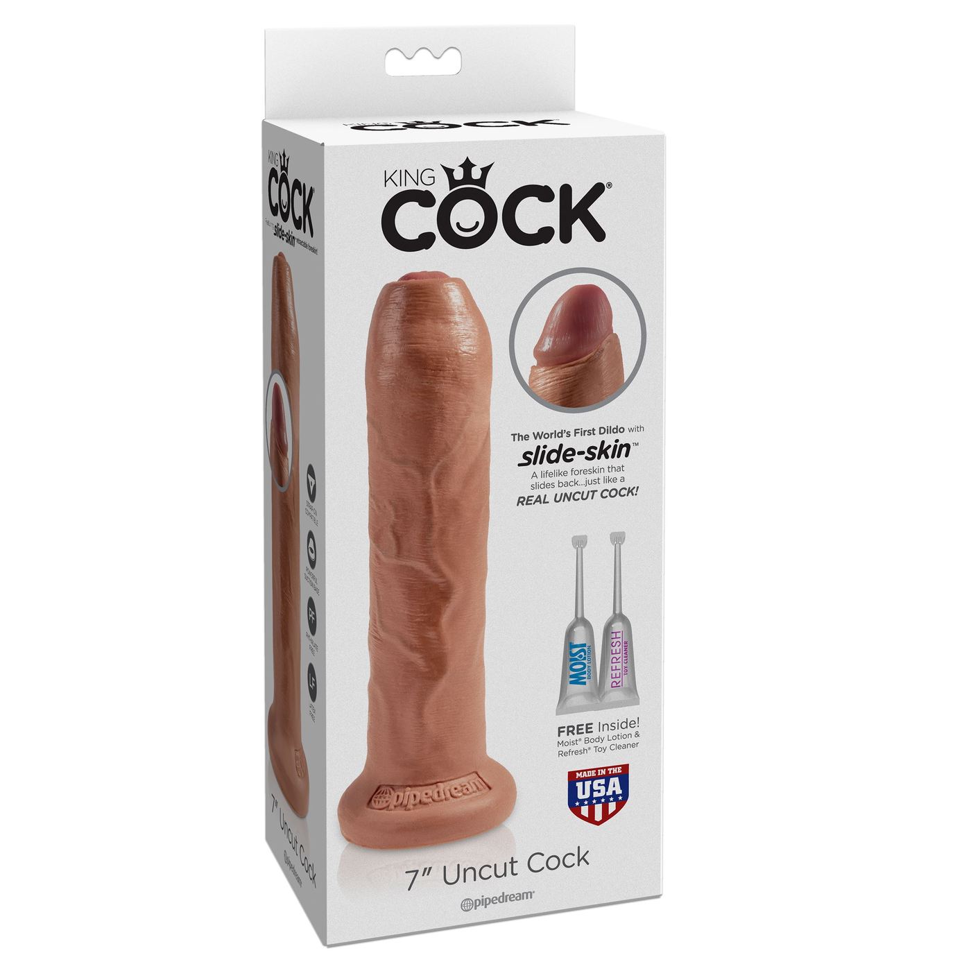 King Cock Realistic Dildo - Uncut Cock-Unclassified-King Cock-Danish Blue Adult Centres