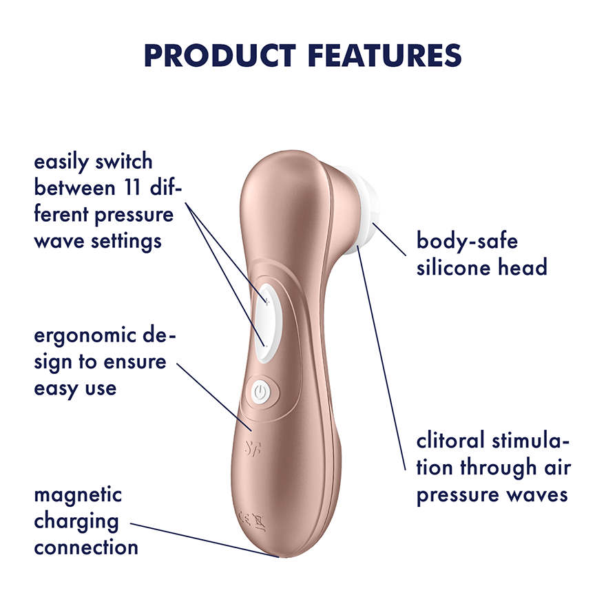 Satisfyer Pro 2+-Adult Toys - Vibrators - Clitoral Suction-Satisfyer-Danish Blue Adult Centres