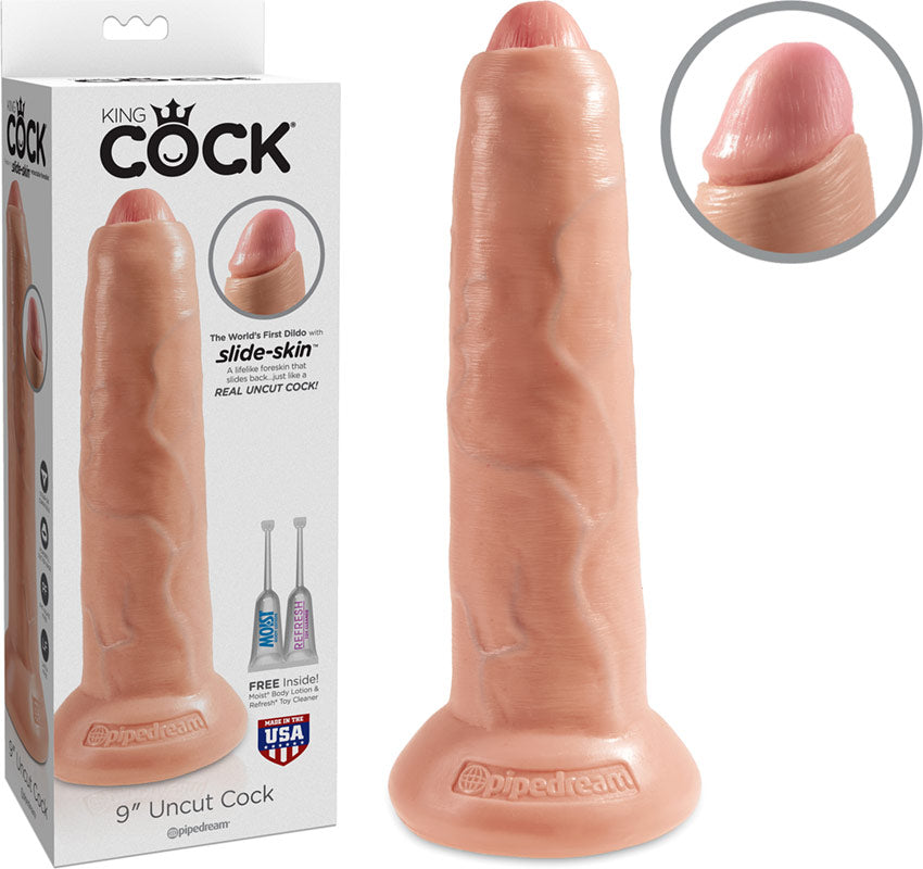 King Cock Realistic Dildo - Uncut Cock-Unclassified-King Cock-Danish Blue Adult Centres
