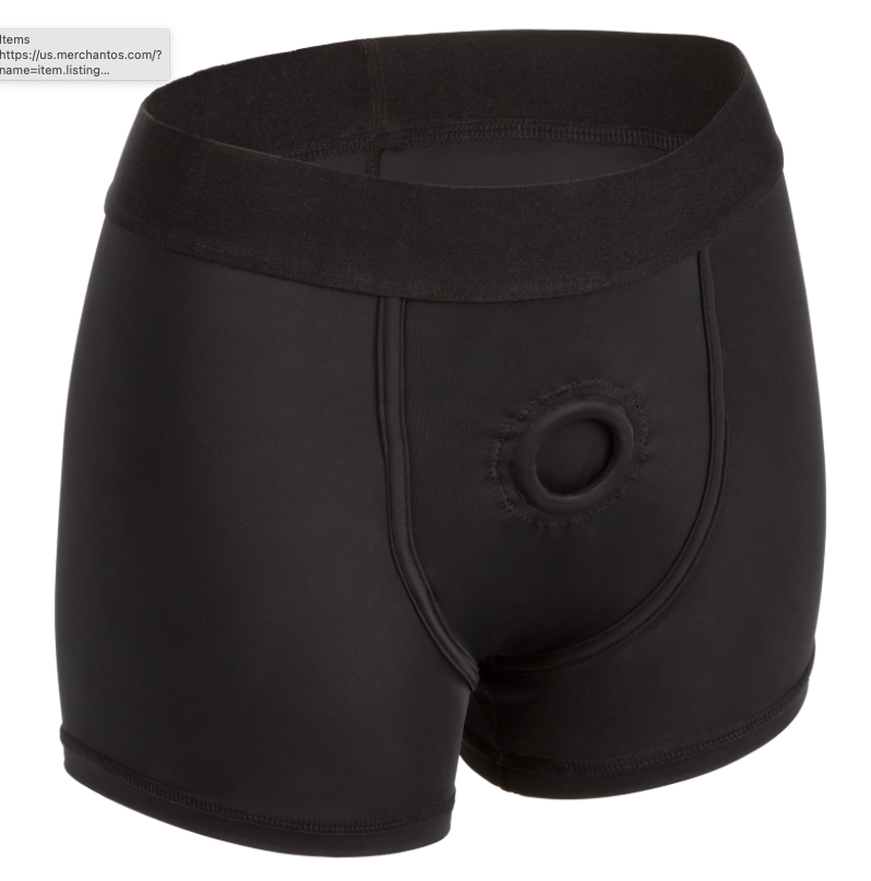 Boundless Boxer Brief-Adult Toys - Strap On - Harness-CalExotics-Danish Blue Adult Centres