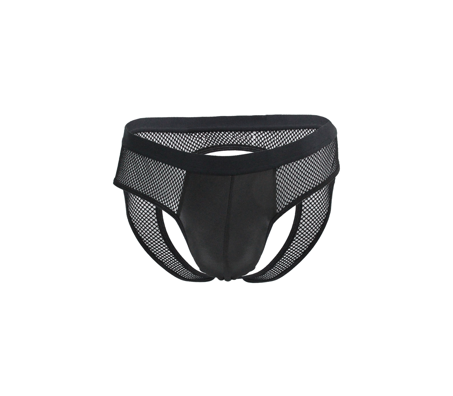 Love In Leather Mens Jock w/ Side Mesh S/M-Clothing - Underwear & Panties - Mens& - Room in Front-Love In Leather-Danish Blue Adult Centres
