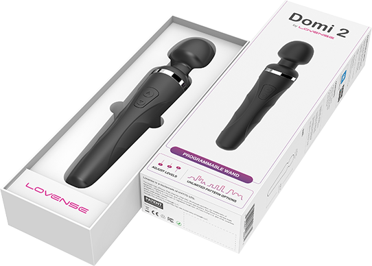 Lovense Domi 2 Programmable Vibrating Wand-Adult Toys - Vibrators - Wands-Lovense-Danish Blue Adult Centres