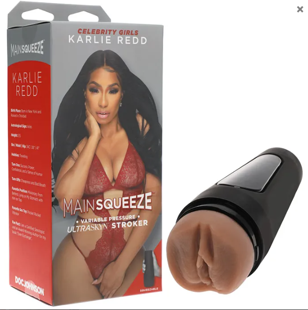 Main Squeeze - Karlie Redd-Adult Toys - Masturbators-Doc Johnson-Danish Blue Adult Centres
