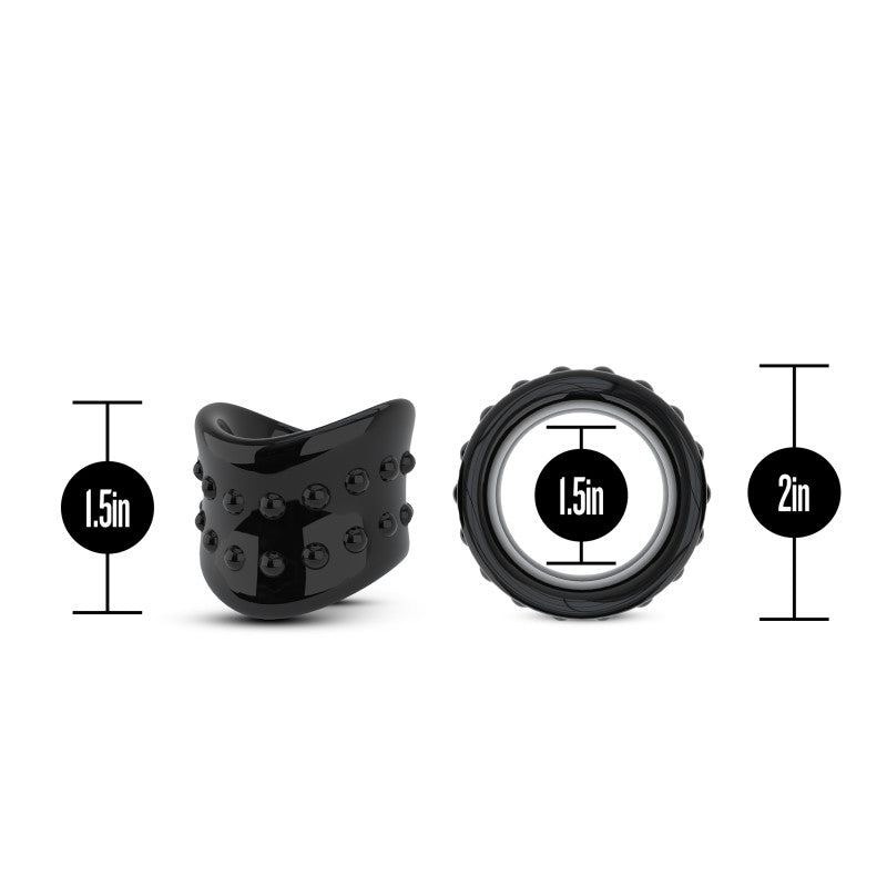 Stay Hard Beef Ball Stretcher X Long-Adult Toys - Cock Rings - Ball Stretchers-Blush-Danish Blue Adult Centres