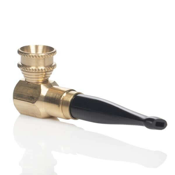 Agung Brass Tobacco Pipe - Medium (7cm)-Lifestyle - Tobacco Pipes-Agung-Danish Blue Adult Centres