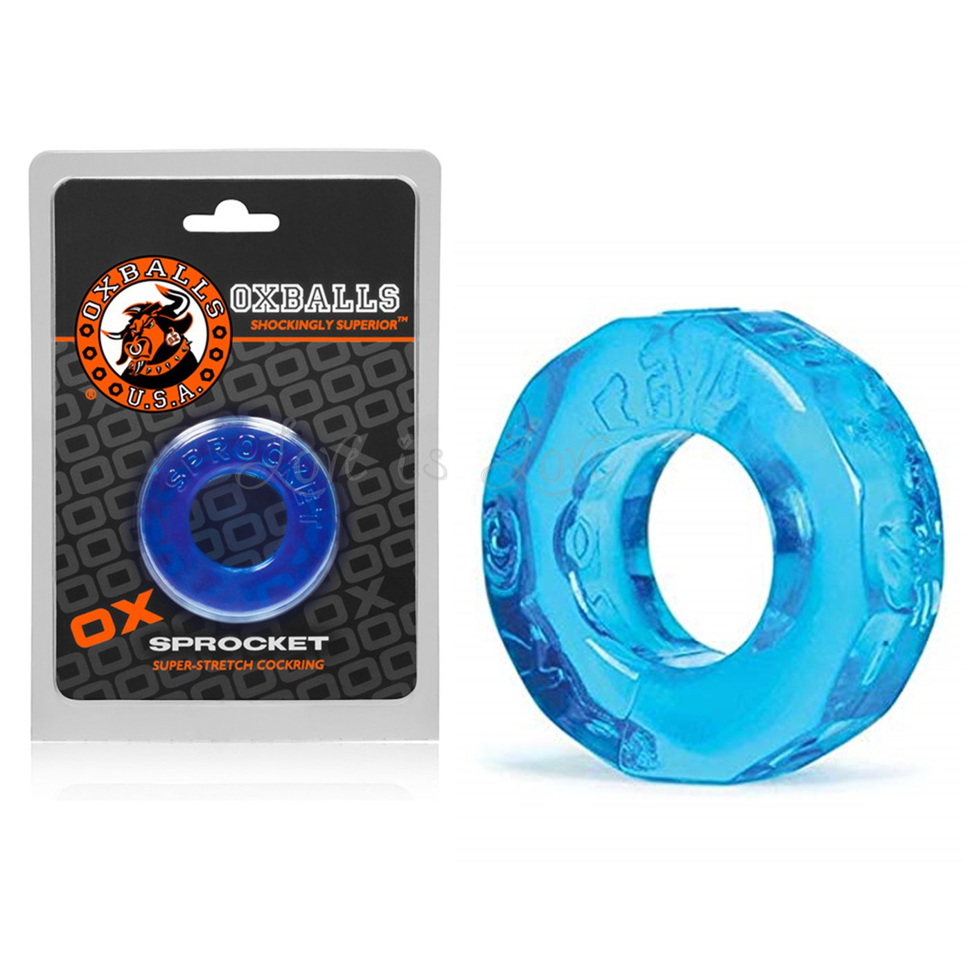 Oxballs Sprocket Cockring-Adult Toys - Cock Rings-Oxballs-Danish Blue Adult Centres