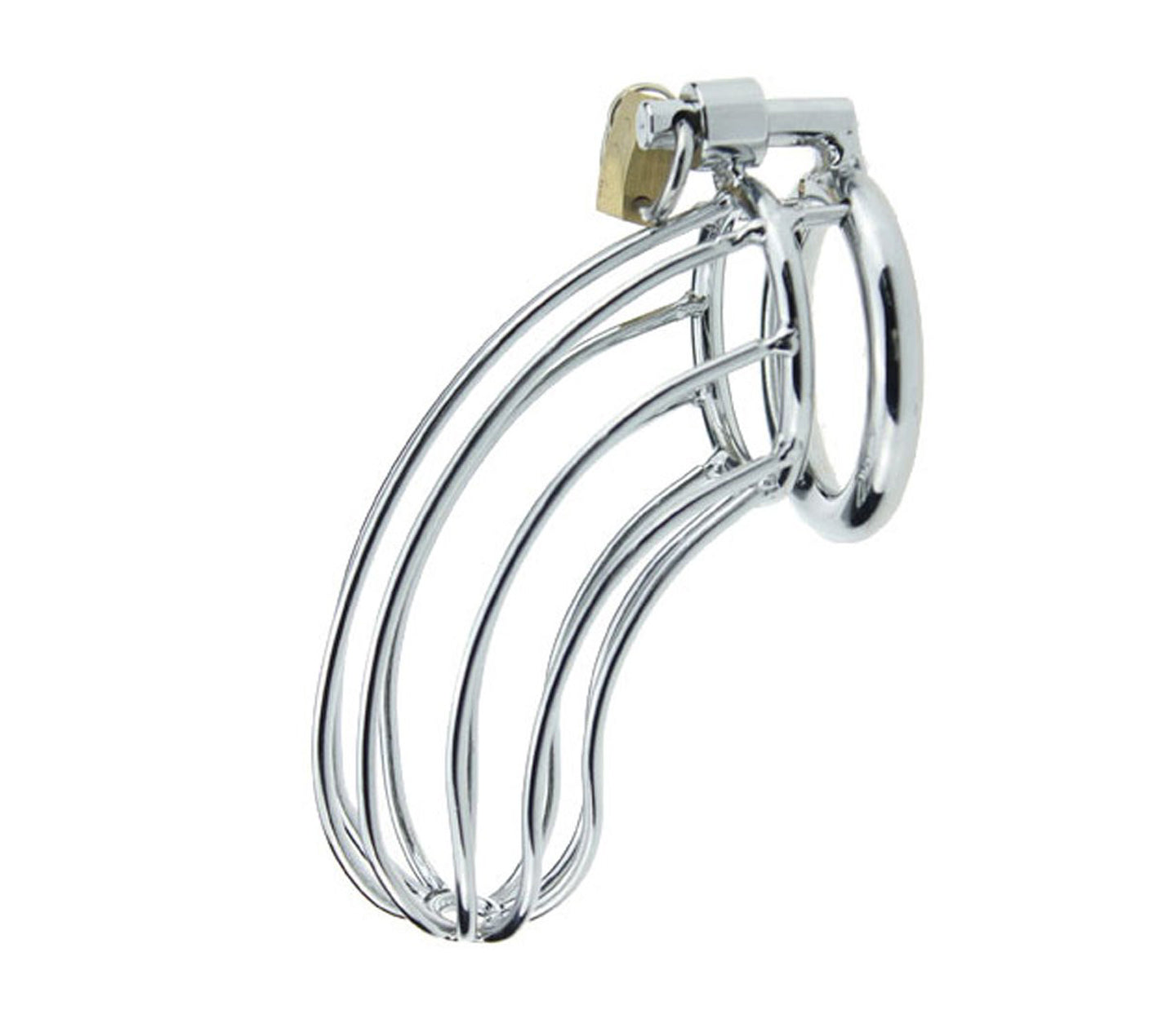 Love In Leather - Bird cage style male chastity device 50mm-Bondage & Fetish - Mask, Hood, Blindfolds-Love In Leather-Danish Blue Adult Centres