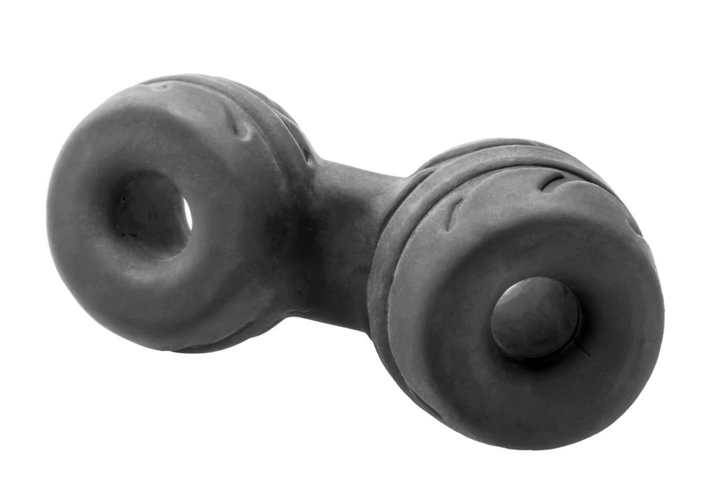 Perfect Fit Cock Ring & Ball Stretcher (Black)-Adult Toys - Cock Rings - Ball Stretchers-Perfect Fit-Danish Blue Adult Centres