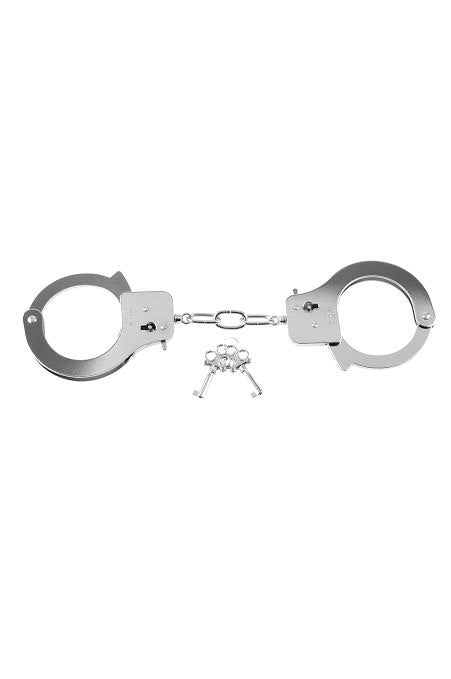 Pipedream Fetish Fantasy Series - Metal Handcuffs-Bondage & Fetish - Cuffs & Restraints-Pipedream-Danish Blue Adult Centres