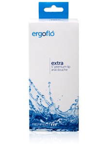 Perfect Fit Ergoflo Extra Premium Tip Anal Douche (Black)-Lubricants & Essentials - Douches-Perfect Fit-Danish Blue Adult Centres