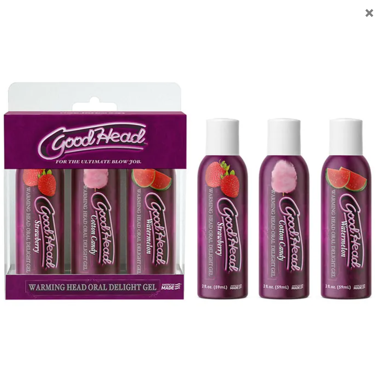 Doc Johnson - GoodHead Warming Head Oral Delight Gel-Lubricants & Essentials - Creams & Sprays - Oral-Doc Johnson-Danish Blue Adult Centres