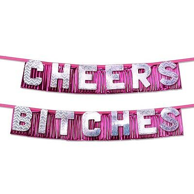 Party Favors "Cheers Bitches" Party Banner-Novelty - Party-Pipedream-Danish Blue Adult Centres