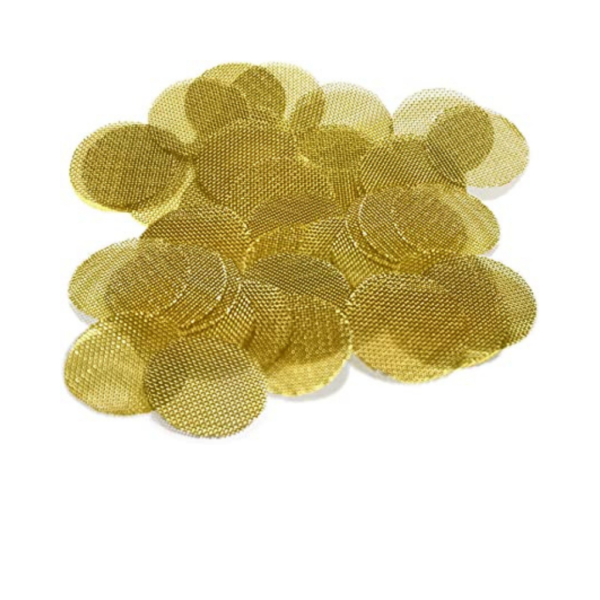 Pipe Cone Brass Screens - 5 Pack-Lifestyle - Smoking Accessories-Spespo-Danish Blue Adult Centres