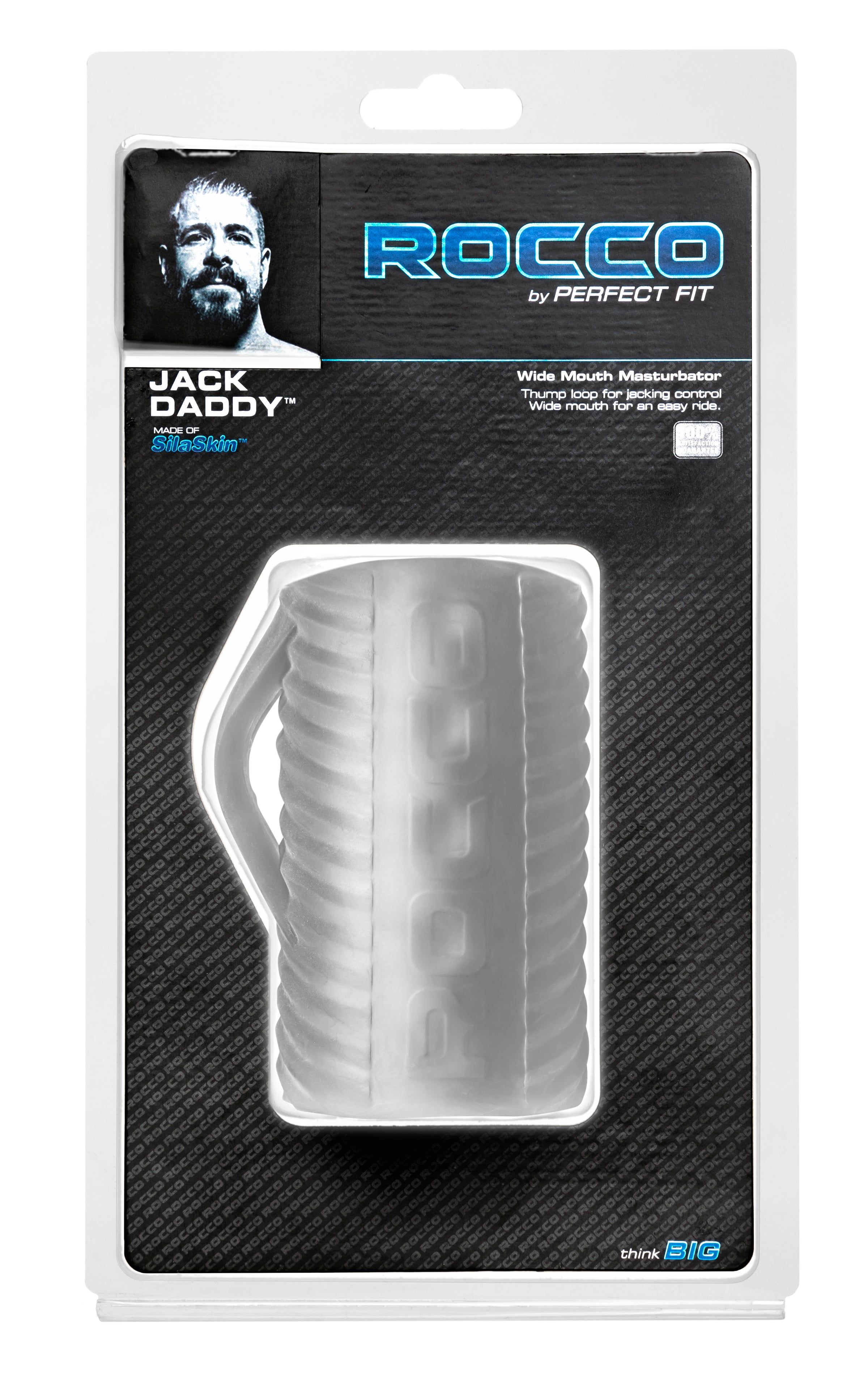 X Play Jack Daddy Stroker-Adult Toys - Masturbators-Perfect Fit-Danish Blue Adult Centres