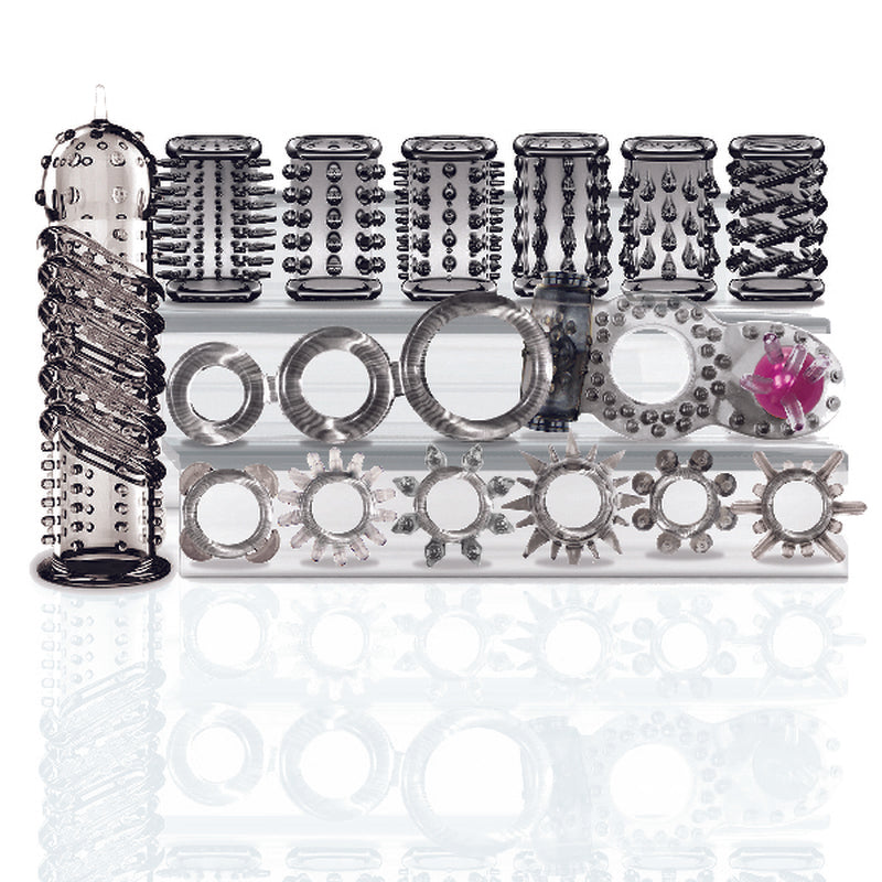 Try-Curious Cock Ring & Sleeve Set-Adult Toys - Cock Rings-Icon Brands-Danish Blue Adult Centres