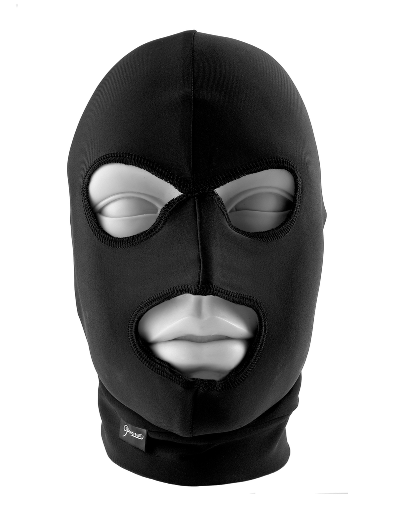 Pipedream Fetish Fantasy Limited Edition Spandex Hood (Black)-Bondage & Fetish - Mask, Hood, Blindfolds-Pipedream-Danish Blue Adult Centres