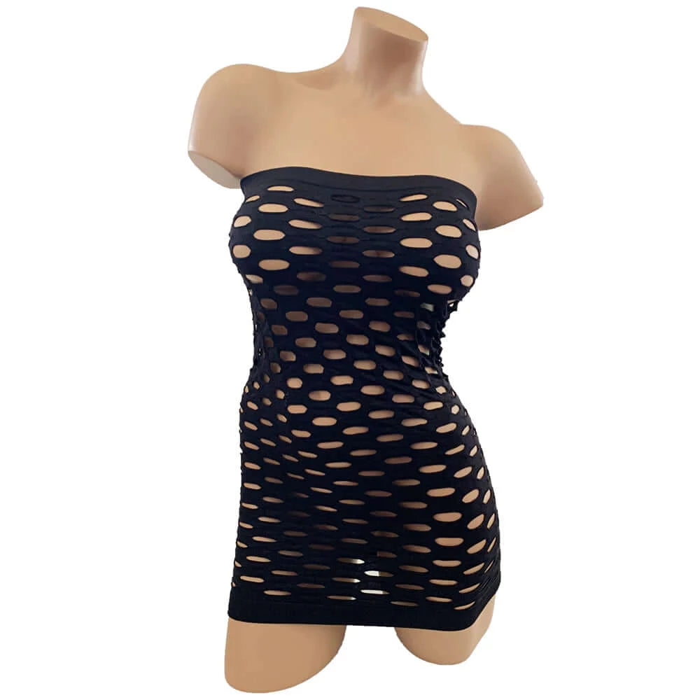 Tube Dress o/s-Unclassified-Poison Rose-Danish Blue Adult Centres