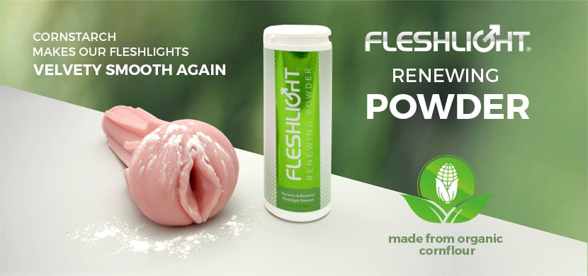 Fleshlight Renewing Powder 118ml-Lubricants & Essentials - Toy Care-Fleshlight-Danish Blue Adult Centres