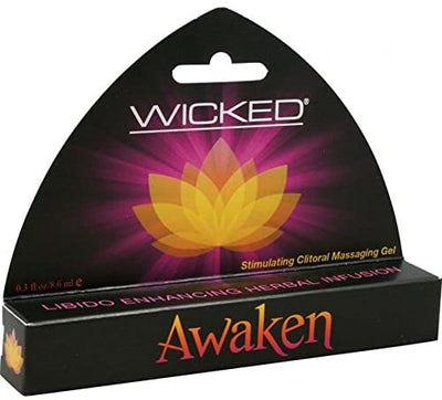 Wicked Awaken Clitoral Massage Gel 8.6ml.-Lubricants & Essentials - Creams & Sprays - Arousal-Wicked-Danish Blue Adult Centres