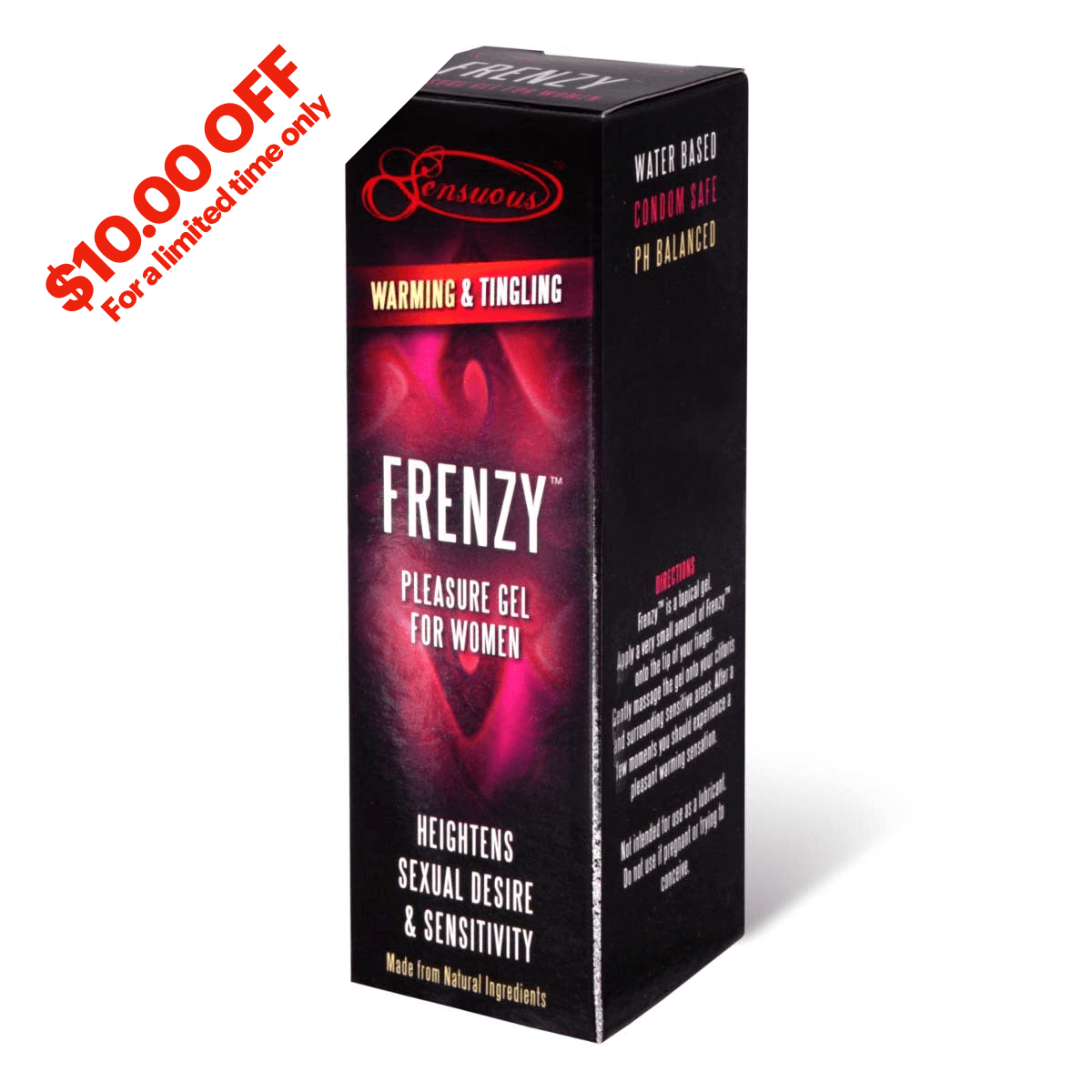 Frenzy Pleasure Gel For Women 7ml.-Lubricants & Essentials - Creams & Sprays - Arousal-Sensuous Pty Ltd-Danish Blue Adult Centres