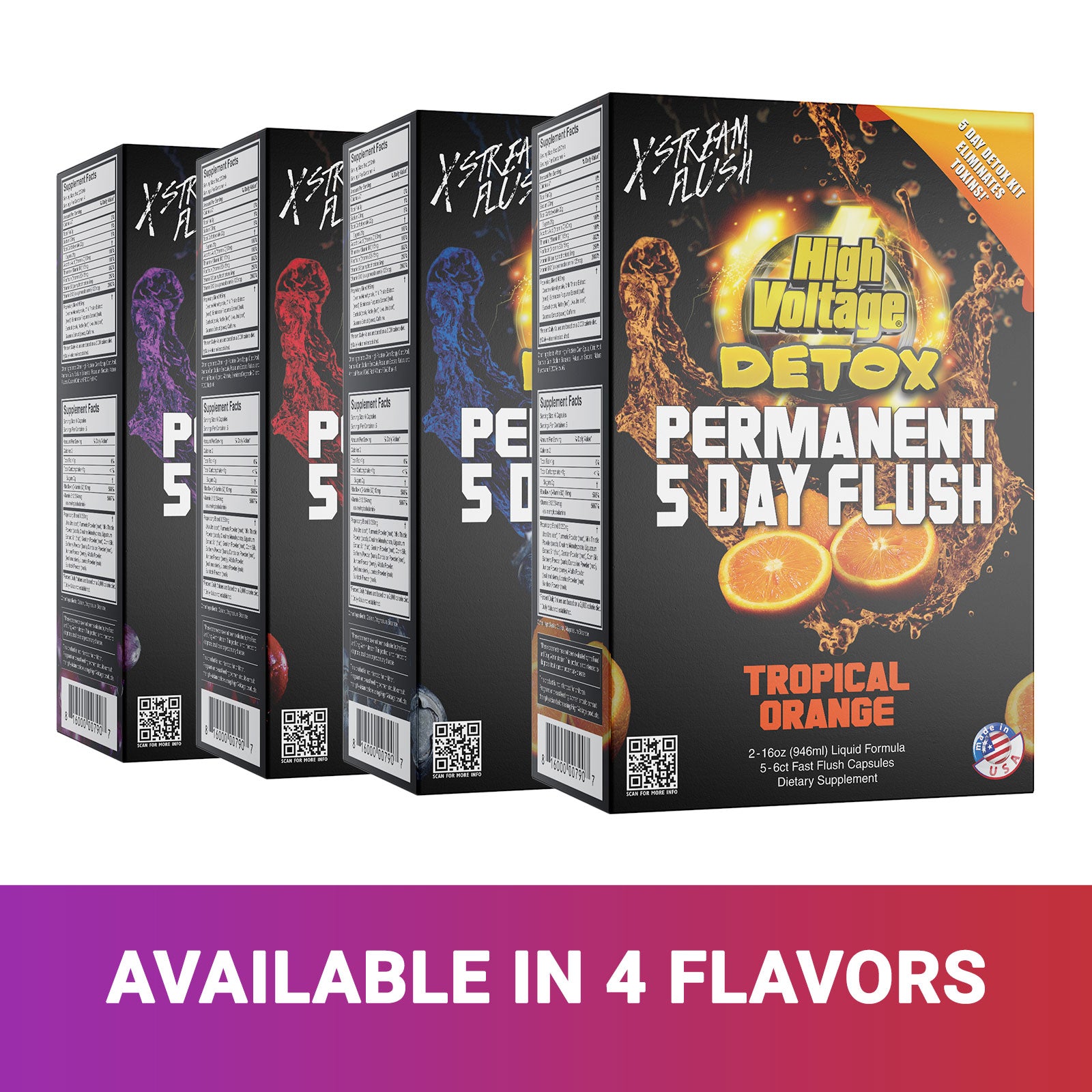 High Voltage Permanent 5 Day Flush-Lifestyle - Detox-High Voltage-Danish Blue Adult Centres
