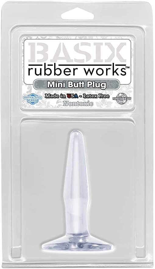 Basix Beginners Butt Plug-Unclassified-Pipedream-Danish Blue Adult Centres