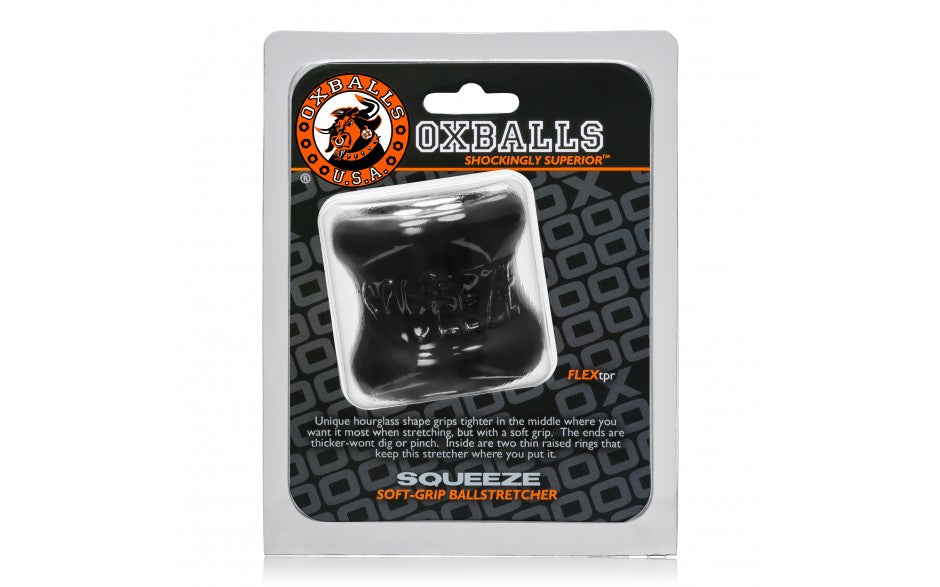 OXBALL SQUEEZE Stretcher (Black)-Unclassified-Oxballs-Danish Blue Adult Centres