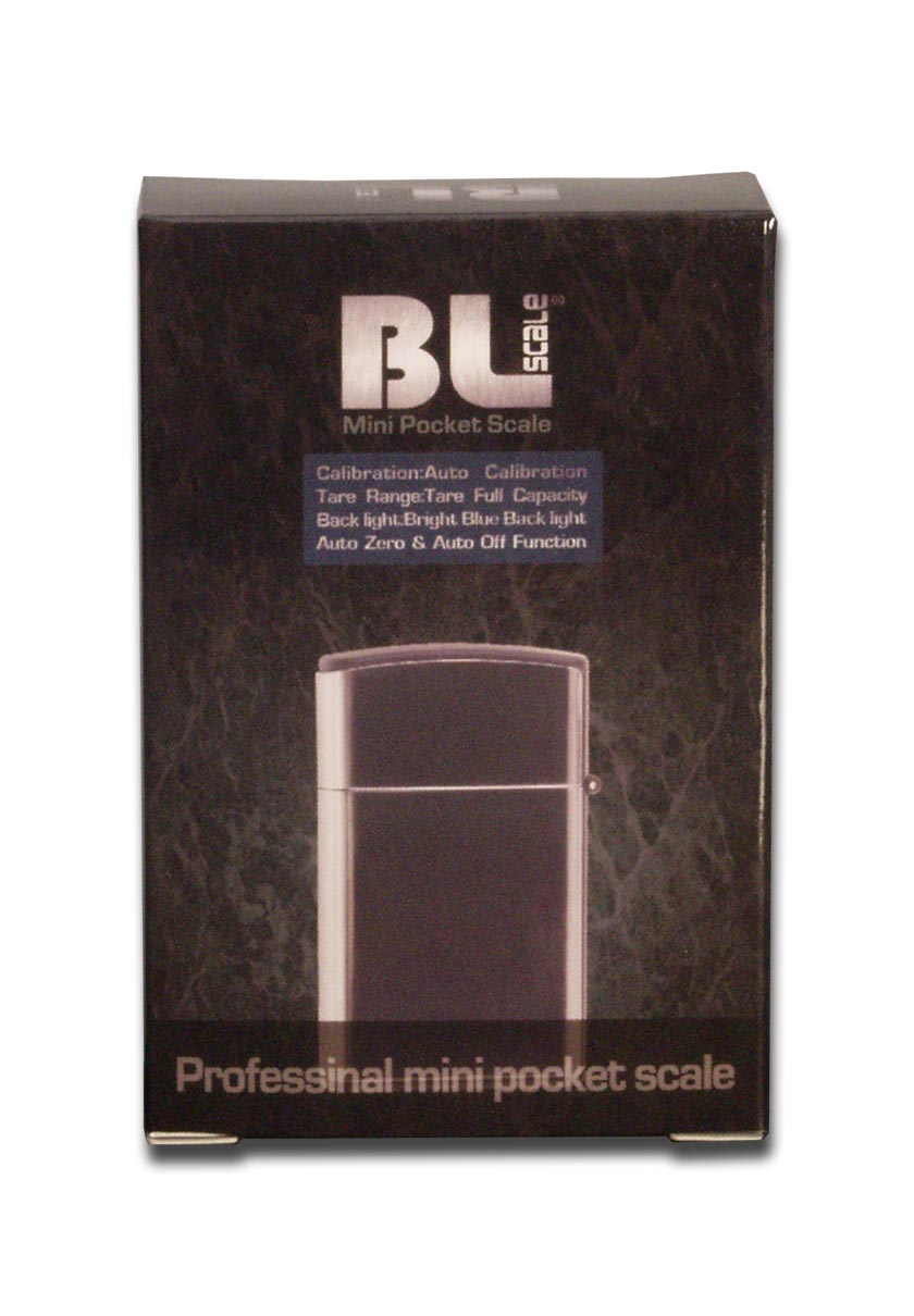 0.01g/50g BL Mini Digital Scale w/ Chrome 'Zippo' Case-Lifestyle - Scales - 0.01-BL-Danish Blue Adult Centres