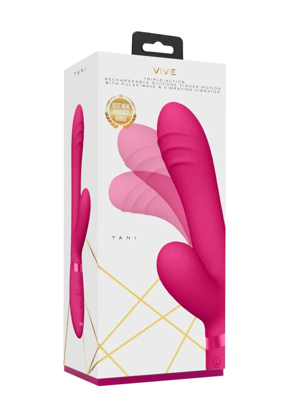 Vive Tani Finger Motion With Pulse Wave Vibrator-Adult Toys - Vibrators - Rabbits-Shots-Danish Blue Adult Centres