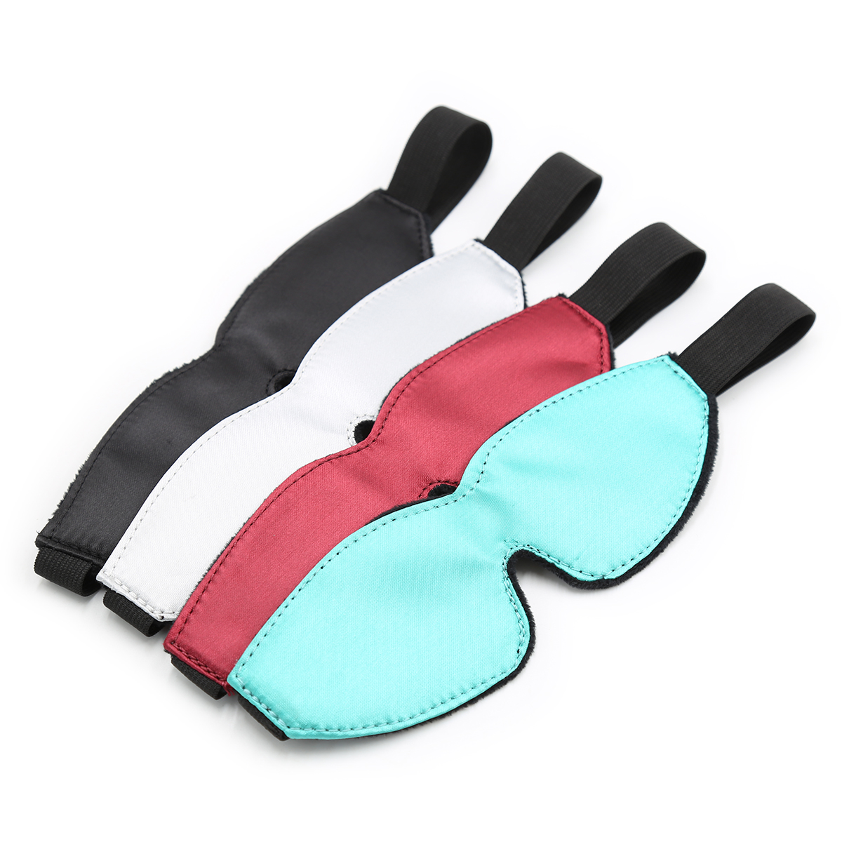 Poison Rose - Satin Shaped Blindfold-Bondage & Fetish - Mask, Hood, Blindfolds-Poison Rose-Danish Blue Adult Centres