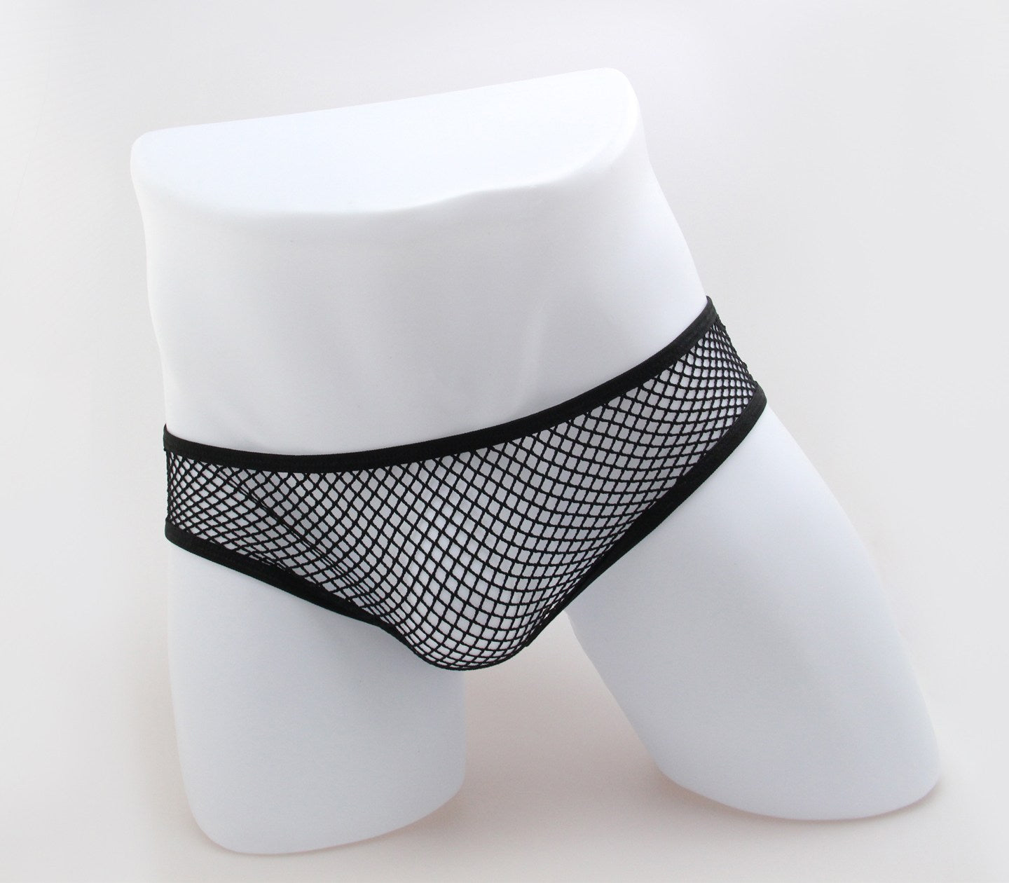 MEN363 Love In Leather - Mesh Mens Brief S/M-Clothing - HosieryStockings-Love In Leather-Danish Blue Adult Centres