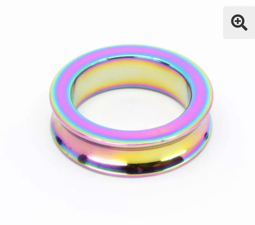 Love In Leather - Concave Stainless Steel Cockring-Adult Toys - Cock Rings - Metalsteel-Love In Leather-Danish Blue Adult Centres