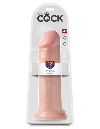 King Cock Realistic Dildo without balls 12inch Flesh-Adult Toys - Dildos - Realistic-King Cock-Danish Blue Adult Centres