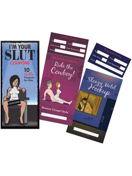 I'm Your Slut Coupons-Novelty - Games-Kheper Products-Danish Blue Adult Centres