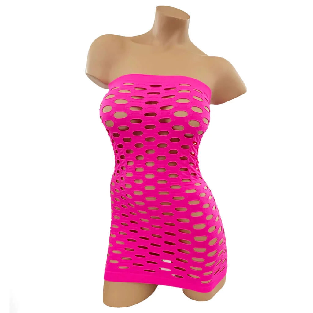 Tube Dress o/s-Unclassified-Poison Rose-Danish Blue Adult Centres